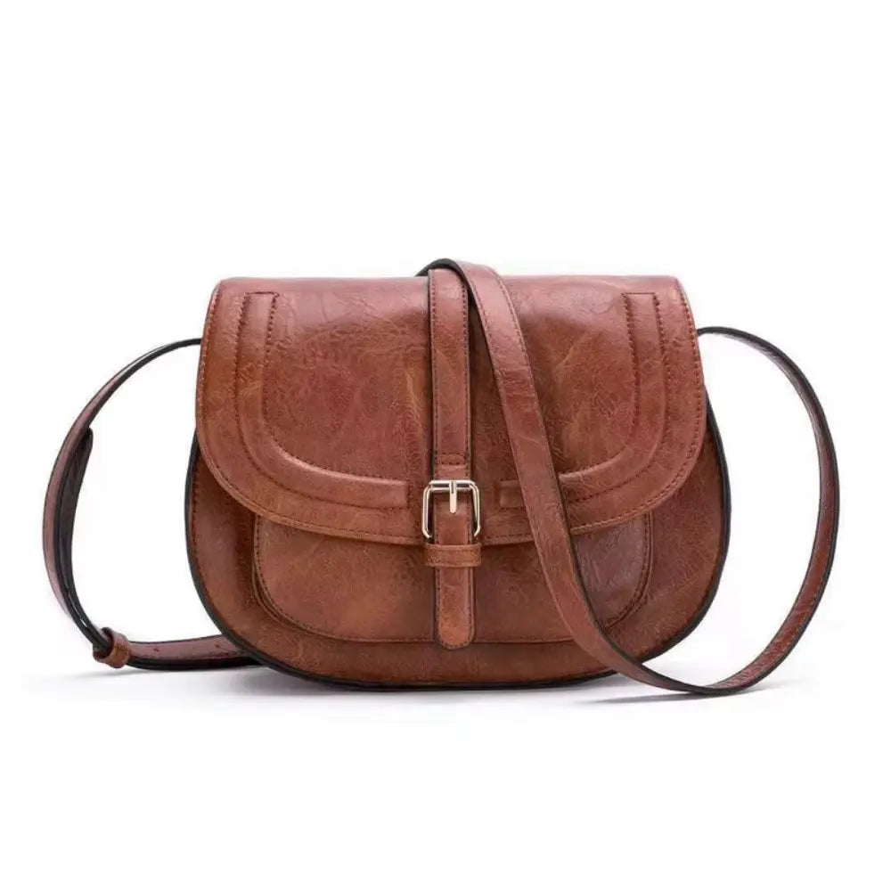 Evelyn Classic Saddle Crossbody Bag Grace Bags