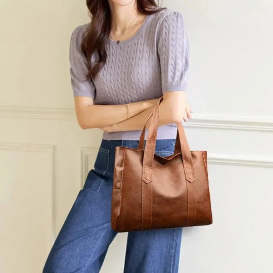 Grace’s Minimalist Luxe | Soft Leather Shoulder Bag