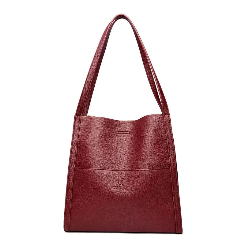 Grace’s Soft Serenity | Designer Leather Crossbody Tote