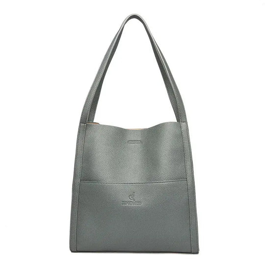 Grace’s Soft Serenity | Designer Leather Crossbody Tote