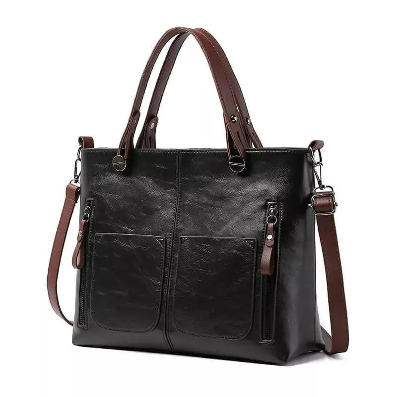 Ilse’s Timeless Elegance | Leather Shoulder Bag - Graces-bags