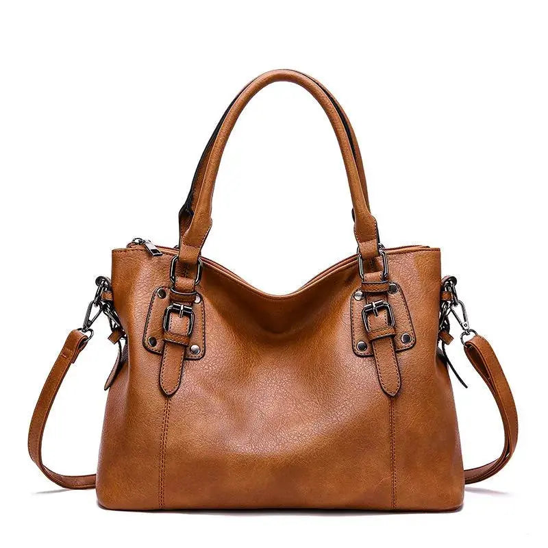 Sienna’s Graceful Allure | Elegant Leather Shoulder Bag Graces-bags