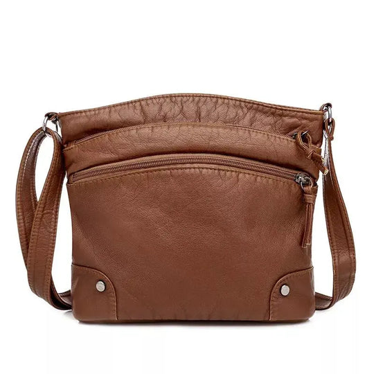 Zoe’s Enduring Elegance | Leather Shoulder Bag